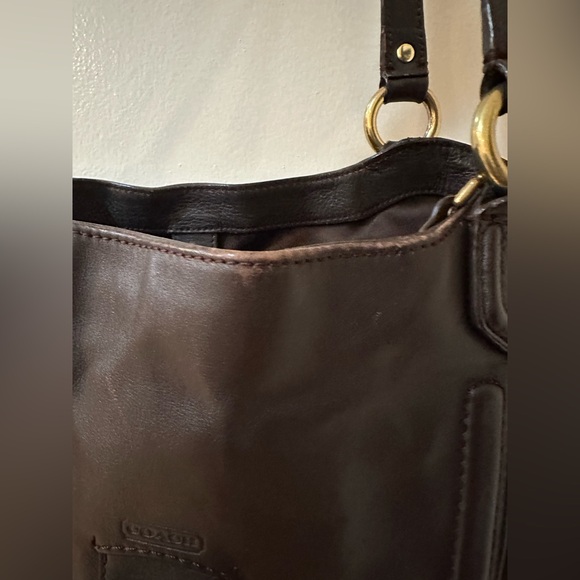Vintage Leather Coach purse - Picture 12 of 13